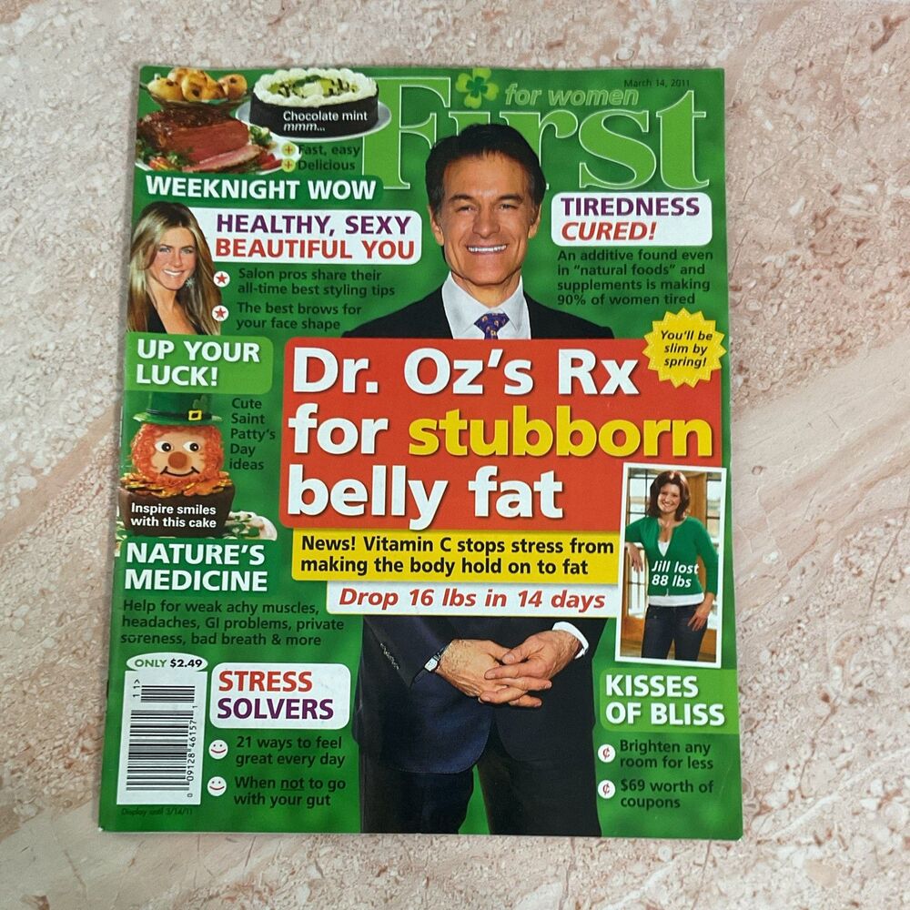 First for Women magazine March 14th  2011. Dr Oz